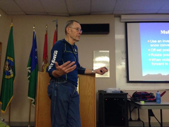 Dick Willy of CBSP is now covering immediate search and required equipment.